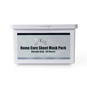 KRX Aesthetics Glycolzuur Sheet Masker – Professionele AHA Exfoliatie voor Thuis